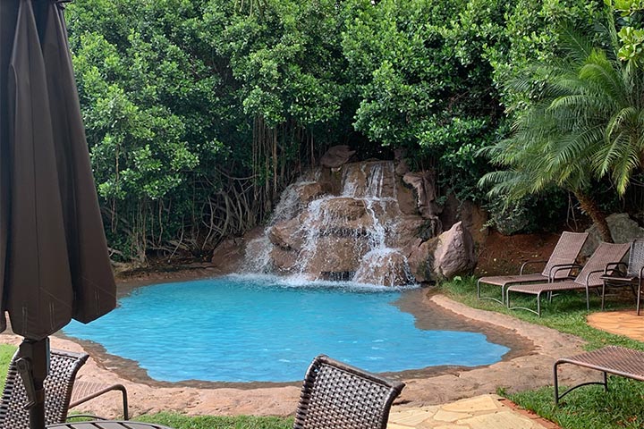 backyard pond
