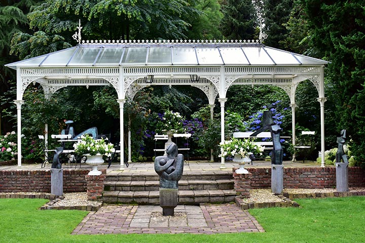 brick garden