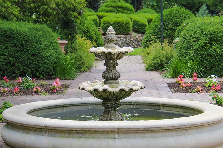 clay fountain