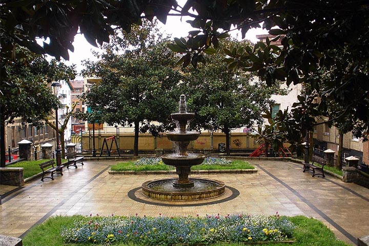 courtyard fountain