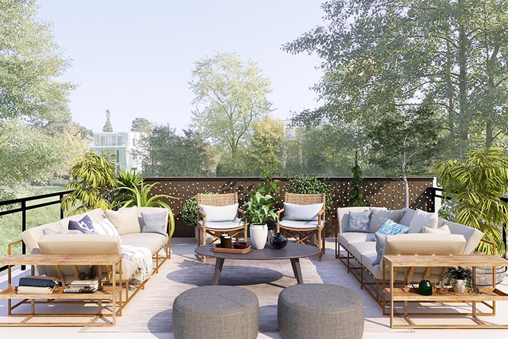 outdoor space patio