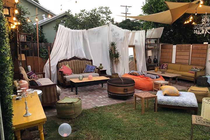 unique design of patio