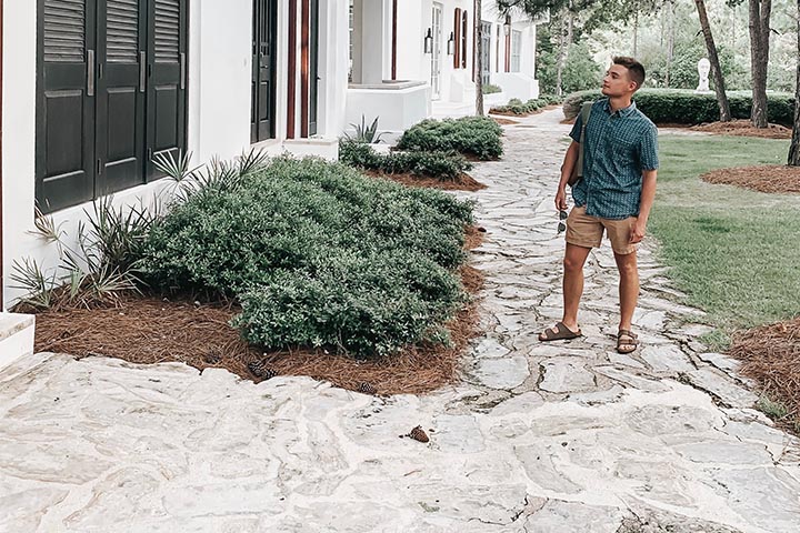 front entry sidewalk ideas